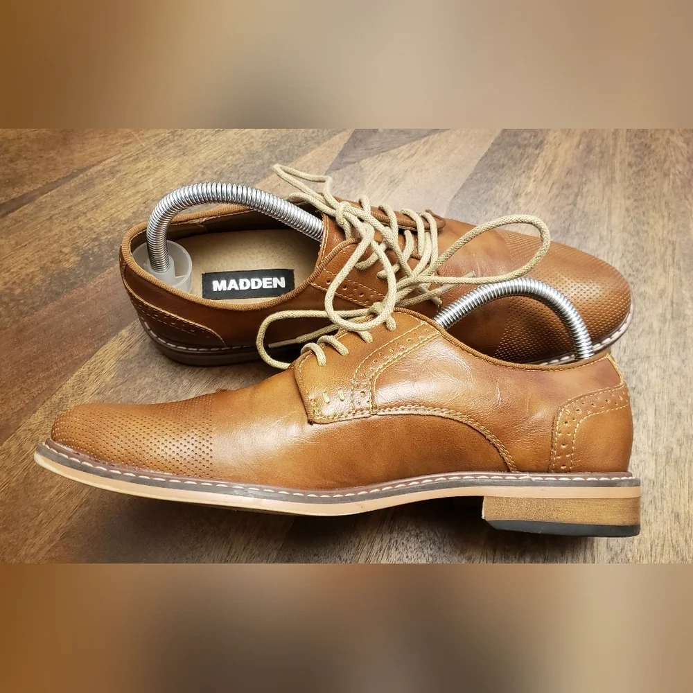 Madden Alistn Men's Oxford Dress Shoes, Size 7M, Brown